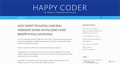 Desktop Screenshot of happy-coder.com