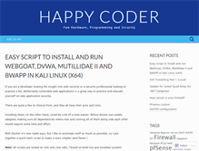 Tablet Screenshot of happy-coder.com